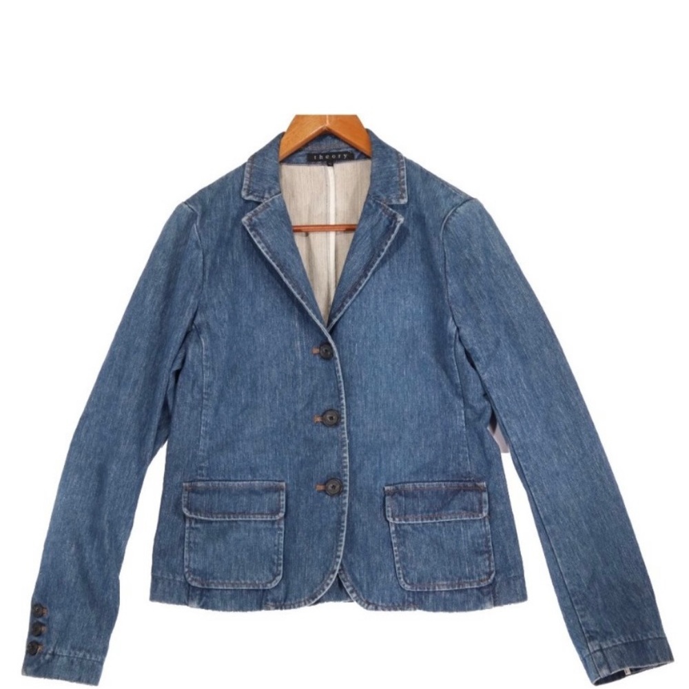 Theory Denim Blazer